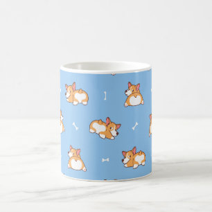 Café Caneca de Arte de Cachorro • Estilo Pop Art Vibran