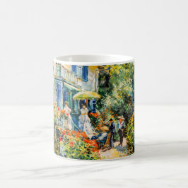 Café Caneca de Arte de Jardim Impressionista Casa de Ca