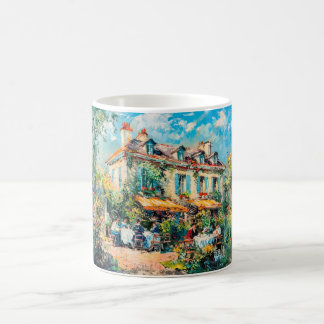 Café Caneca de Arte de Jardim Impressionista Casa de Ve