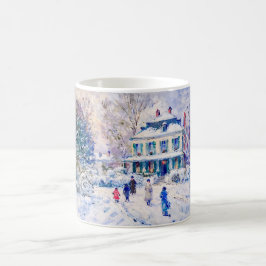 Café Caneca de Arte de Jardim Impressionista Jardim de