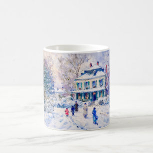 Café Caneca de Arte de Jardim Impressionista Jardim de
