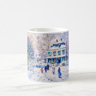 Café Caneca de Arte de Jardim Impressionista Jardim de 