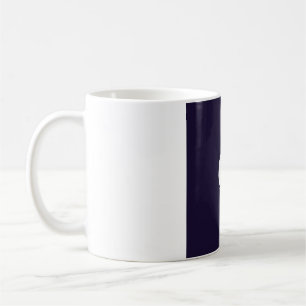 Café Caneca de Arte de Linha de Halloween - Roxo e Pret
