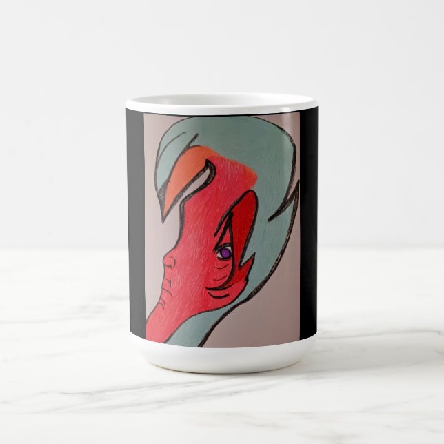 Café Caneca de Arte de Personagem Original Única (Centro)