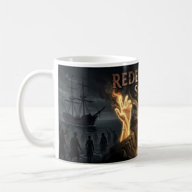 Café Caneca de Arte Despertar da Liberdade Canção da Re (Esquerda)