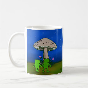 Café Caneca de Arte Florestal de Conto de Fadas da Viag
