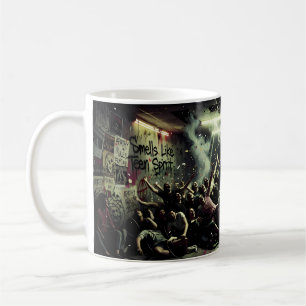 Café Caneca de Arte Grunge Teen Spirit Basement Riot
