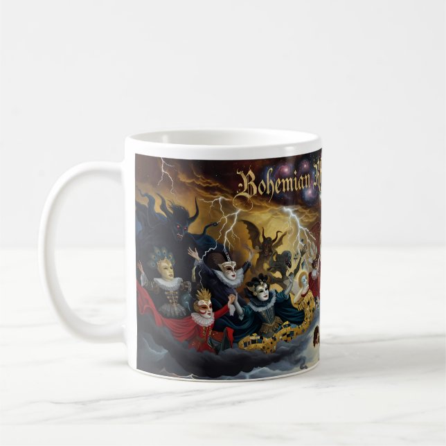 Café Caneca de Arte Ópera Celestial Bohemian Rhapsody (Esquerda)