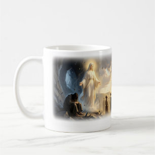 Café Caneca de Arte Oração Pacífica Radiante