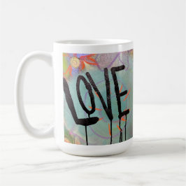 Café Caneca de arte original Love