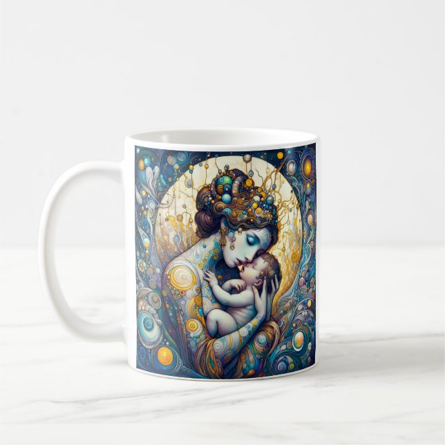 Café Caneca de arte secessionista (Esquerda)