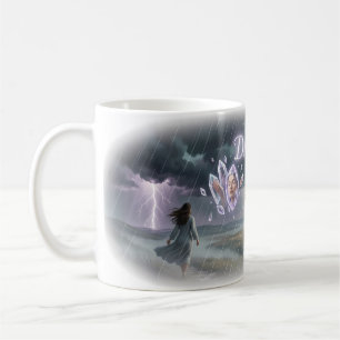 Café Caneca de Arte Tempestade de Sonhos Despertar Inte
