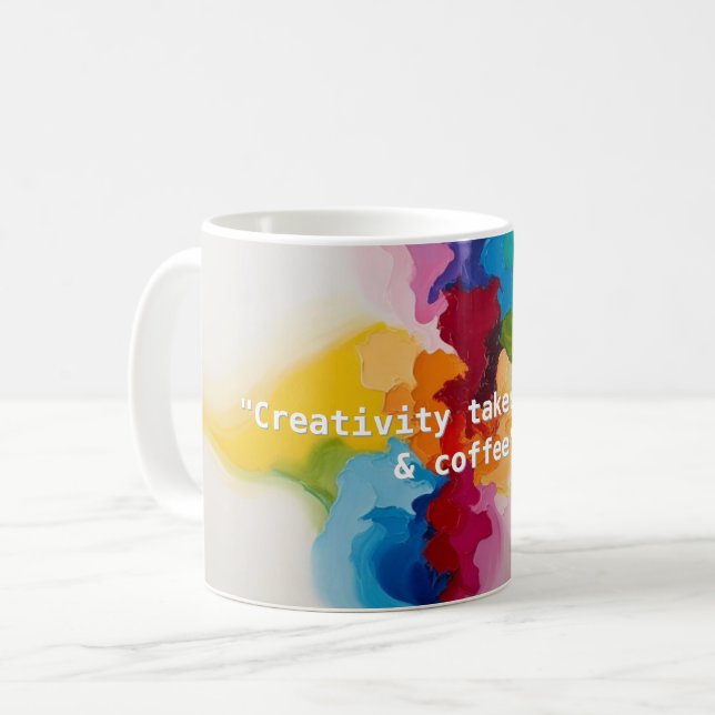 Café Caneca de artista (Frente Esquerda)