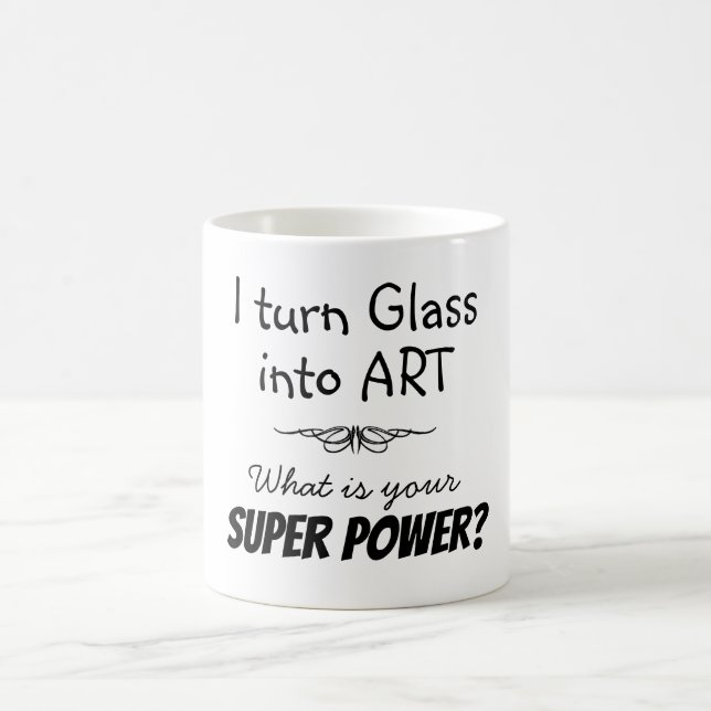 Café Caneca de Artista de Vidro Super (Centro)