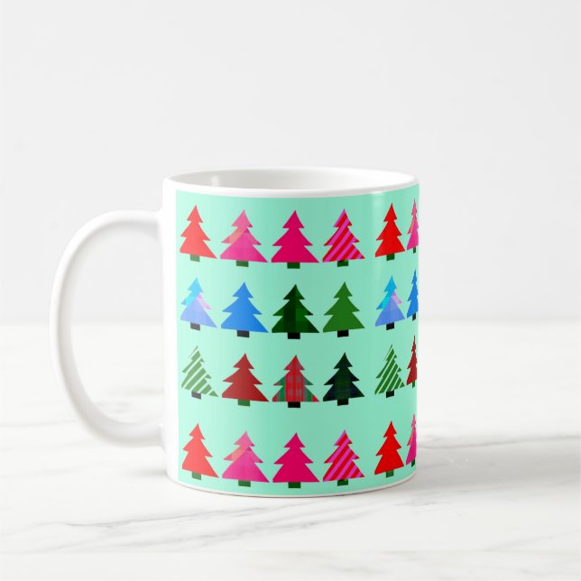 Café caneca de árvore de natal  (Esquerda)