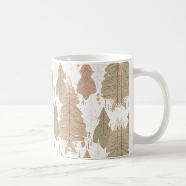Café Caneca de árvore de Natal Boho (Direita)