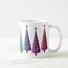 Café Caneca de Árvore de Natal Moderna