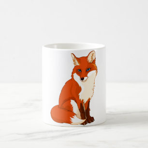 Café Caneca de assento bonito do Fox