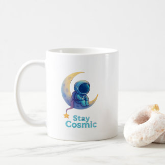 Café Caneca de Astronauta na Lua – Presente Espacial Fi