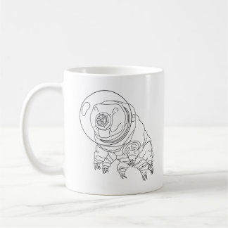 Café Caneca de astronauta tardígrada