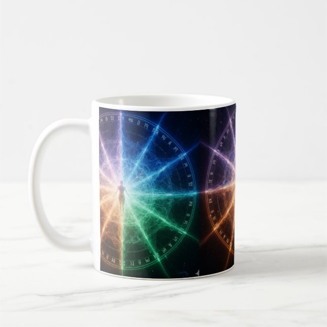 Café Caneca de Astronomia Alinhamento de Energia Cósmic (Esquerda)