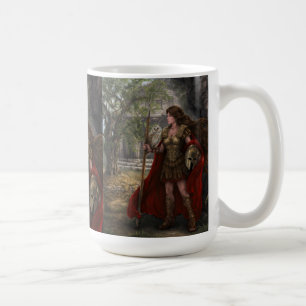 Café Caneca de Athena da deusa pelo arqueiro de Lindsay