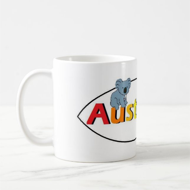 Café caneca de Austrália (Esquerda)