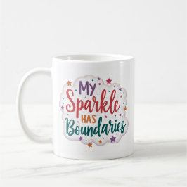 Café Caneca de Autoestima 'Meu Brilho Tem Limites'
