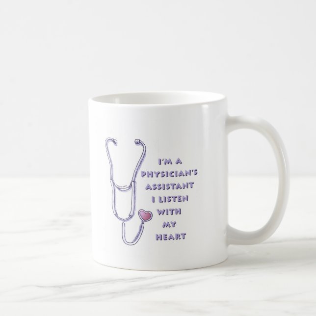 Café Caneca de Auxiliar Médico do Coração (Direita)