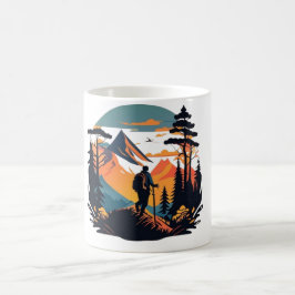 Café caneca de aventura