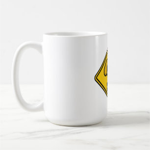 Café Caneca de Aviso de Beijos de Cachorro à Frente