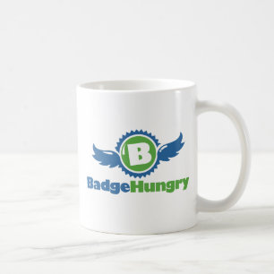 Café Caneca de BadgeHungry "B de voo"