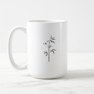 Café Caneca de bambu japonês minimalista