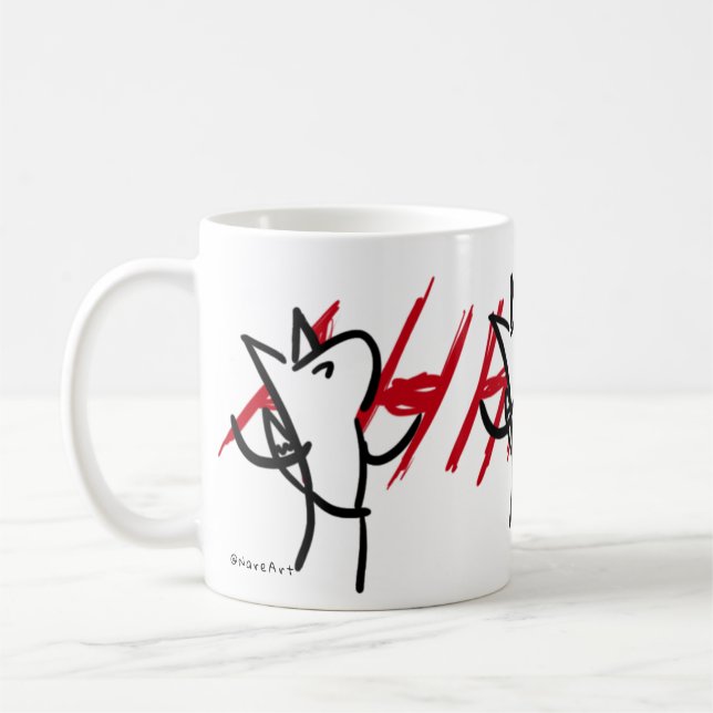 Café Caneca de banda desenhada (Esquerda)