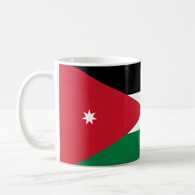 Café Caneca de bandeira da Jordânia (Esquerda)