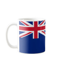Caneca de bandeira das Ilhas Falkland