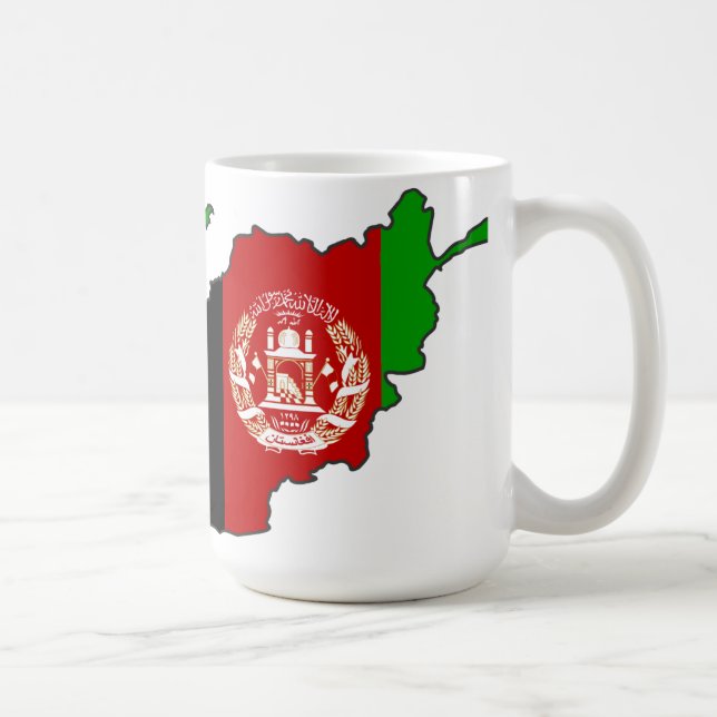 Café Caneca de bandeira do Afeganistão (Direita)