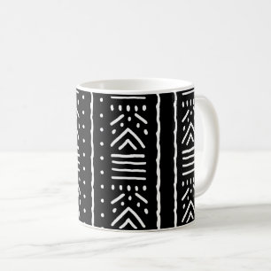 Café Caneca de Bebida com Design de Tecido de Lama Afri