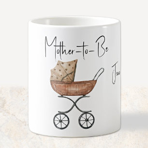 Café Caneca de Bebida Mãe em Expectativa Carrinho de Be
