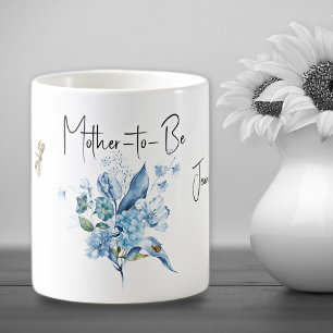 Café Caneca de Bebida para Mãe de Azul Bouquet