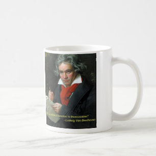 Café Caneca de Beethoven "a jogar sem paixão "