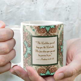 Café Caneca de Bênção Matinal Tradicional Chique