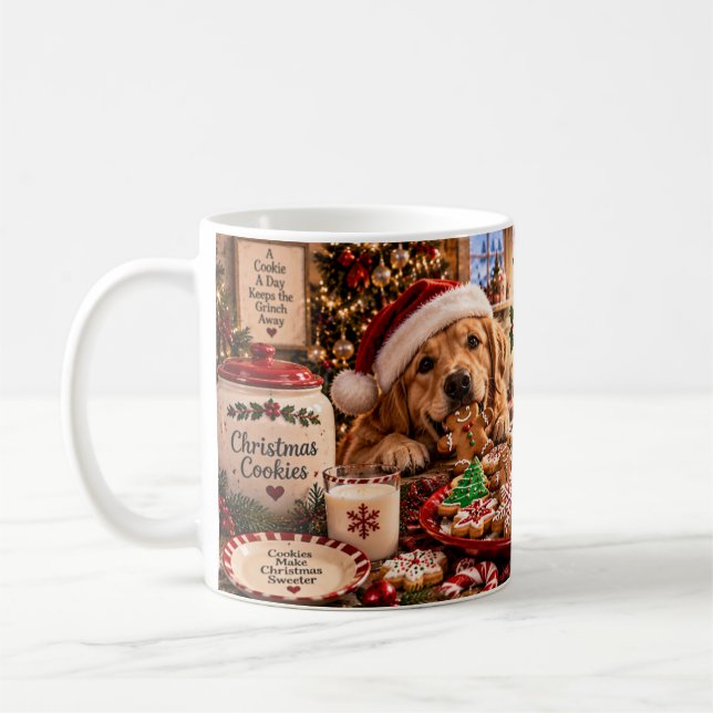 Café Caneca de Biscoitos de Natal (Esquerda)