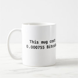 Café Caneca de Bitcoin