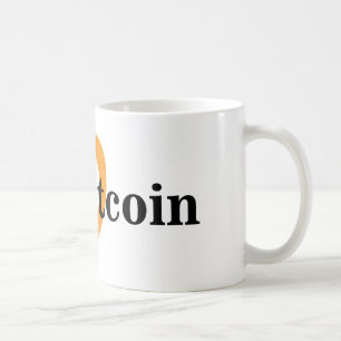 Café CANECA de Bitcoin eu amo o bitcoin