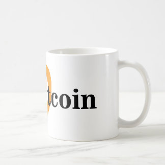 Café CANECA de Bitcoin eu amo o bitcoin