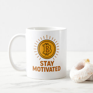 Café Caneca de Bitcoin para se Manter Motivado