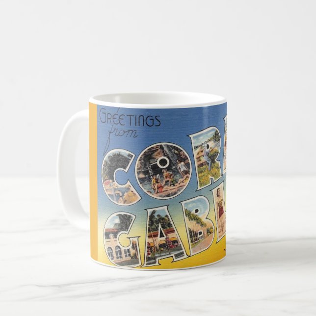 Café Caneca de Boas-Vindas Coral Gables Flórida (Frente Esquerda)