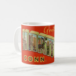 Café Caneca de Boas-Vindas Retro Hartford Conn