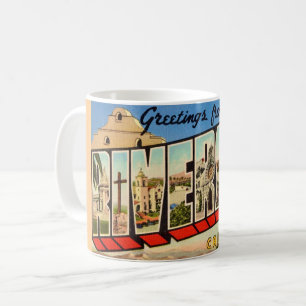 Café Caneca de Boas-Vindas Retro Riverside Califórnia
